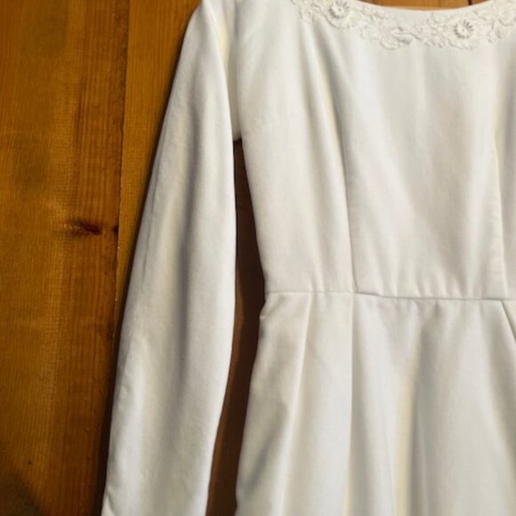 Vintage Montreal Fashion Sample Velvet Wedding/Winter Cocktail Dress - Picture 10 of 16